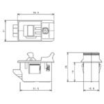 BN52021001 ラッチロック Panasonic(パナソニック)