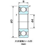 単列深溝玉軸受 6000番台 NKE NACHI(不二越)
