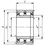 SKF 球面ころ軸受内径95mmX外径170mmX幅43mm ▽387-3417 22219 E 1個-