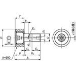 偏心スタッドカムフォロア CFES-B(保持器付き) IKO(日本トムソン)