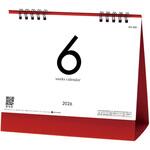 【名入れ】6Weeks Calendar(レッド) レスタス