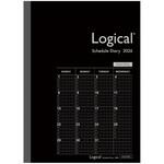 ロジカルダイアリー2026月間ノートタイプB/B5 ナカバヤシ