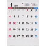 壁掛けカレンダー2026文字月表N/四六4切 ナカバヤシ