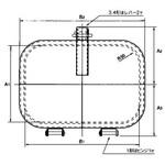 ワンタッチ窓 ハイネック形 耐熱タイプ(200℃) 椿本バルクシステム