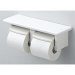 棚付二連紙巻器(棚 陶器製) TOTO