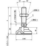 LSA40・LSAR40 エンプラレベリングパッド イマオコーポレーション