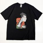 通油町Tシャツ 写楽左 黒 LIFEMAX
