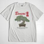 通油町Tシャツ 盆栽 白 LIFEMAX