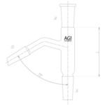 2555-3L2L 分留用連結管 旭製作所