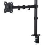 モニターアーム シングル 【17～32インチ 耐荷重9kg ディスプレイ対応】 クランプ&グロメット式 エレコム
