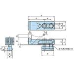 BJ102-T アジャスト サイドクランプ(T溝タイプ) イマオ