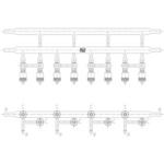 真空ライン グリースレスバルブ仕様 溝付 芯棒PTFE 2212シリーズ 旭製作所