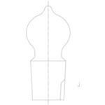 分液ロート用栓 2248シリーズ 旭製作所