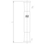連結管直管 メス×メス 2504シリーズ 旭製作所