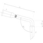 L字連結管 2574シリーズ 旭製作所