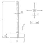 パドル型撹拌棒 3354シリーズ 旭製作所