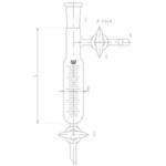 サンプリング受器 ガラスコック 3620シリーズ 旭製作所