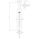 サンプリング受器 ガラスコック 3621シリーズ 旭製作所