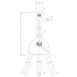 減圧用 分岐管 4本足 3634シリーズ 旭製作所