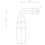 ホースコネクター L 字口 4168シリーズ 旭製作所
