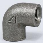 エルボ 可鍛鋳鉄製管継手 (黒) 吉年