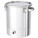 底部勾配型ステンレス密閉タンククリップ B型シリコンパッキン付 KTT-CTHシリーズ MONOVATE(日東金属工業)