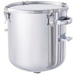 鏡板型密閉容器 クリップ式 ブラケット付 DT-CTH-BRKシリーズ MONOVATE(日東金属工業)