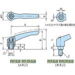 クランプレバー(オネジ・ステンレス製) FKR イマオコーポレーション