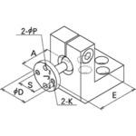 ボールブラケット(ネジ穴とキリ穴併用) 三好キカイ(三好パイジョン)