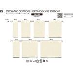 SIC-235-38-0 オーガニックコットン杉綾リボン(厚手)/38ミリ S.I.C.(SHINDO)