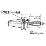 2LOCKフランジスルー型ミニミニチャック 日研工作所