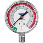 Y40201 アンモニア用高圧連成計 Φ68mm アサダ