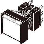押ボタンスイッチ(長方形)(LED減圧照光機能内蔵)(丸胴形Φ16) A16 omron(オムロン)
