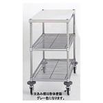 立ち作業用ワゴン 棚板上段/SUS430 W3B-Pシリーズ キャニオン