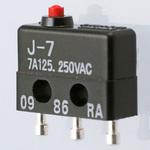 極超小形基本スイッチ J-7 omron(オムロン)