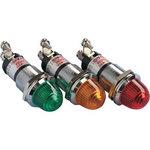 ランプ交換型超高輝度LED表示灯Φ16 坂詰製作所 丸形パイロットランプ