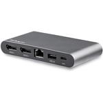 USB Type-C マルチ変換アダプタ 4K DisplayPort x2 USB-A x2 100W Power Delivery 3.0 StarTech.com