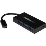 USB-C接続4ポートUSB 3.0ハブ USB-C - 1x USB-C/ 3x USB-A USB 3.1 Gen 1対応 Type-Cコネクタ使用 StarTech.com