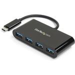 4ポートUSB 3.0ハブ USB Type-C接続 USB-C - 4x USB-A USBバスパワー対応 StarTech.com