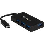 HB30C4AFS USB-Cハブ/USB Type-C接続/USB 3.1 Gen 1/4ポート(4x USB-A)/バスパワー & セルフパワー(ACアダプター付属)/BC 1.2急速充電/各種OS対応/SuperSpeed 5Gbpsハブ StarTech.com
