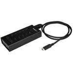 7ポートUSB 3.0ハブ USB Type-C接続 金属ケース USB-C - 5x USB-A/2x USB-C StarTech.com