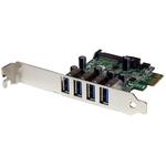 PEXUSB3S4V USB 3.0 4ポート増設PCI Expressインターフェースカード 4x USB 3.0 拡張用PCIe x1 接続ボード SATA電源端子付き StarTech.com