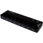 10ポートUSB 3.0ハブ 急速充電専用ポート搭載(2ポート x 1.5A) StarTech.com