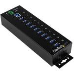 ST1030USBM 10ポート産業用USB 3.0ハブ サージ保護機能とESD (静電放電) 機能に対応 StarTech.com