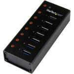 7ポートUSB 3.0ハブ メタル筐体 デスクや壁に取付け可能 StarTech.com