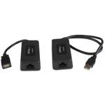 USB110EXT2 Cat5e/Cat6使用1ポートUSBエクステンダー延長器 カテゴリ5e/6タイプUSB Ranger 最大40mまで延長 StarTech.com