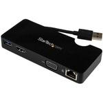 USB3SMDOCKHV Ultrabook/Macbook用 トラベルドッキングステーション HDMI/VGA/LAN RJ45/USB3.0を追加 StarTech.com