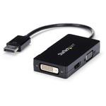 DP2VGDVHD DisplayPort - VGA/DVI/HDMI変換アダプタ 3 in 1 DP変換ケーブル 1920x1200 StarTech.com