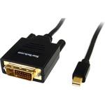 Mini DisplayPort - DVI 変換ケーブル/1.8m/mDP 1.2 - DVI-Dビデオ変換/1080p/ミニディスプレイポート - DVI シングルリンク映像コンバータ/パッシブアダプタケーブル StarTech.com