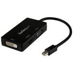 MDP2VGDVHD Mini DisplayPort接続トラベルアダプタ 3イン1 Mini DP - VGA/DVI/HDMI変換アダプタ StarTech.com